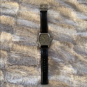 Kenneth Cole watch with brown leather band